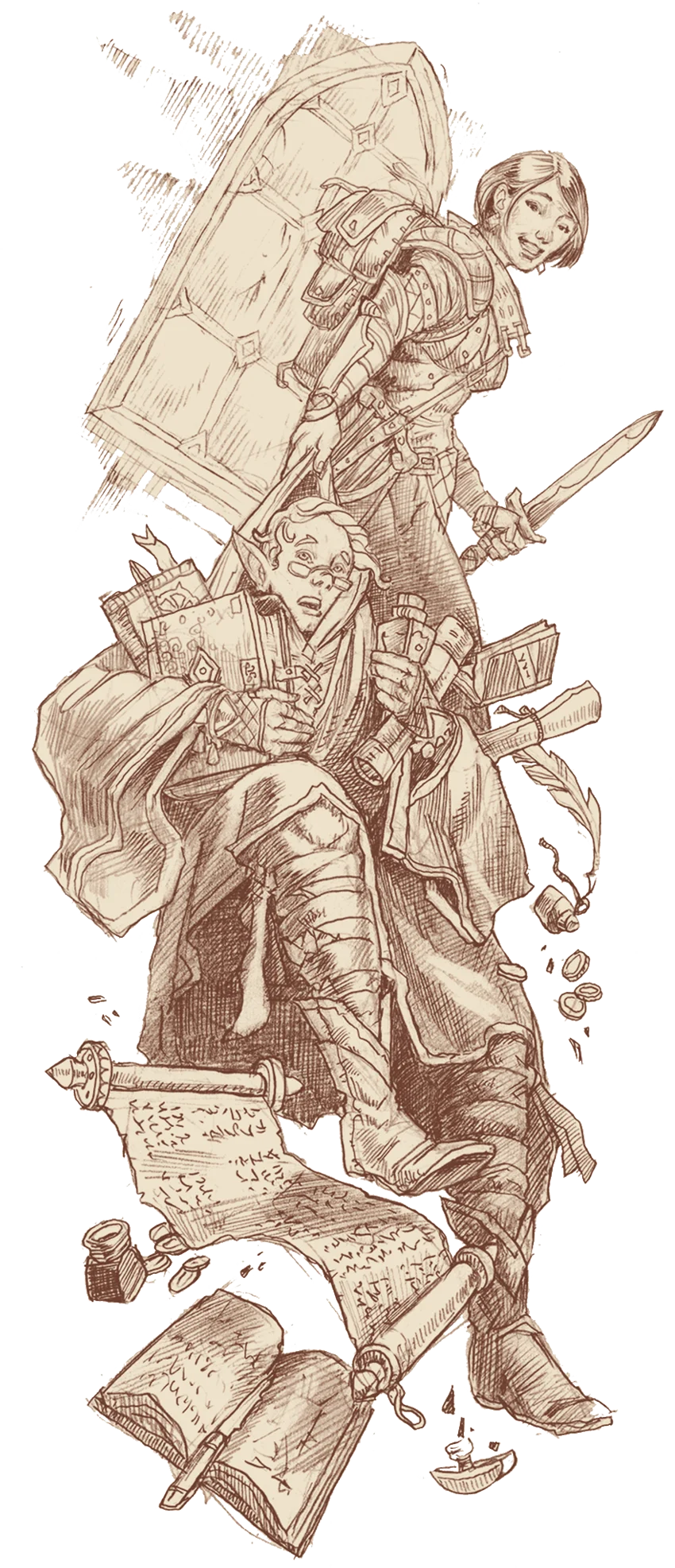 Consider how your choices combine to set your character on the path to adventure Consider how your choices ...