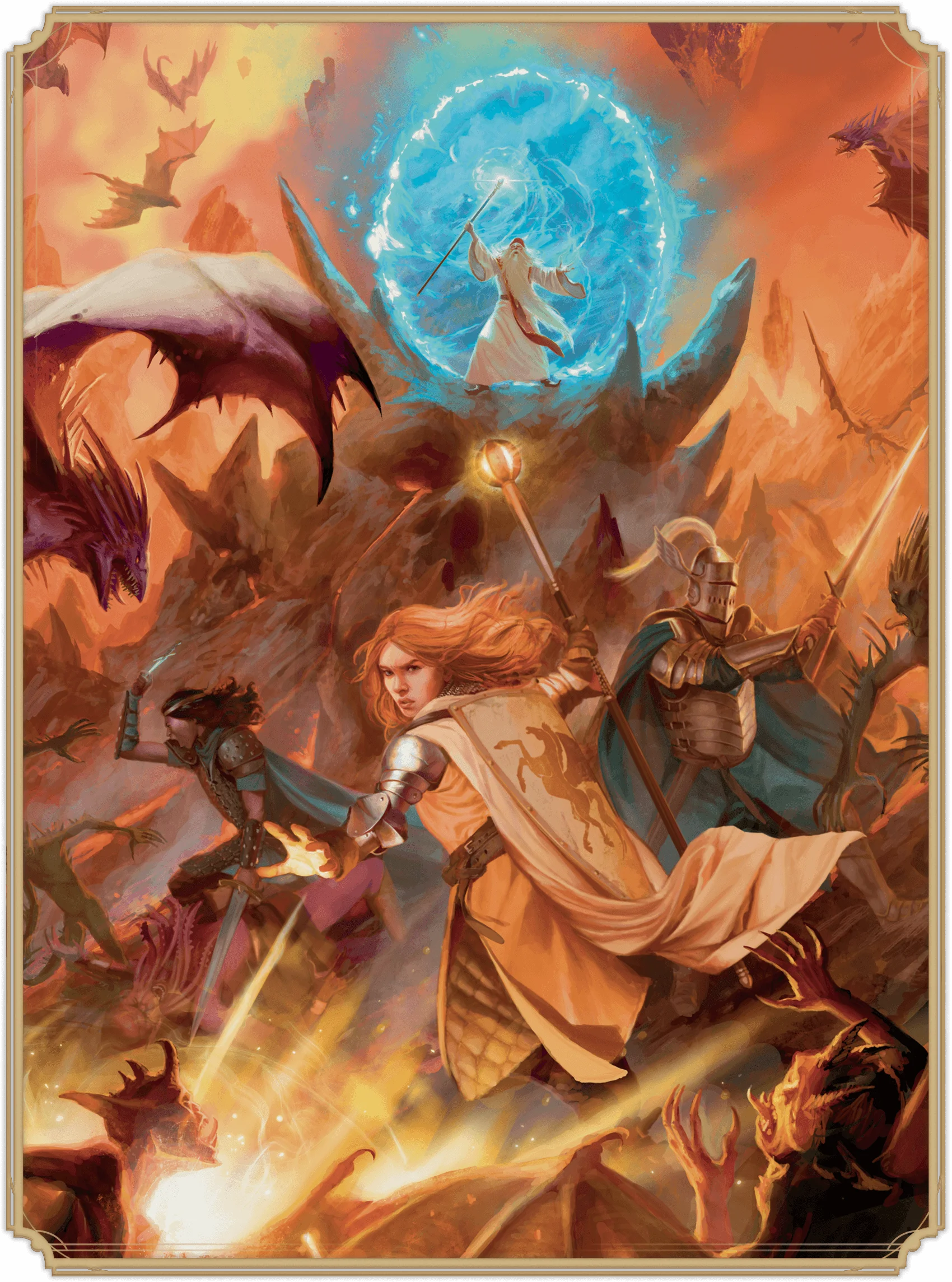 The heroes Mercion, Molliv...