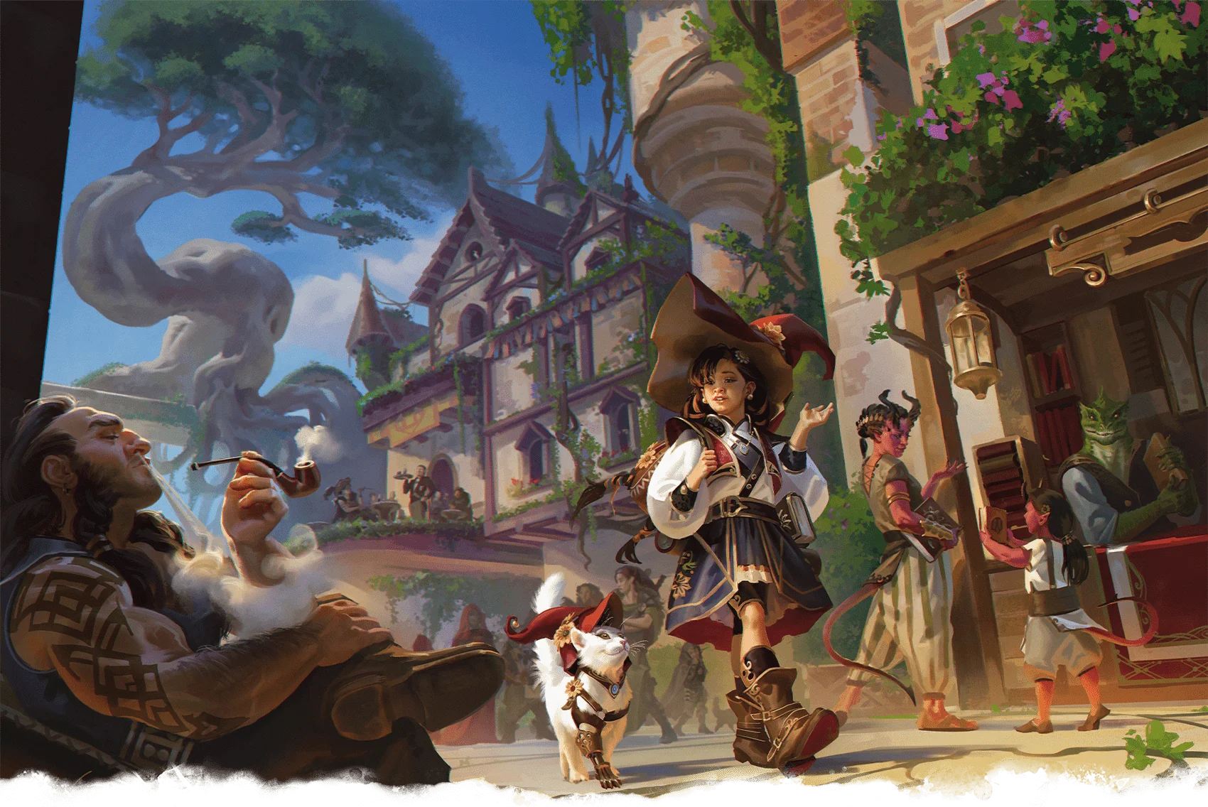 A Wizard and her familiar spend an afternoon shopping A Wizard and her familiar ...