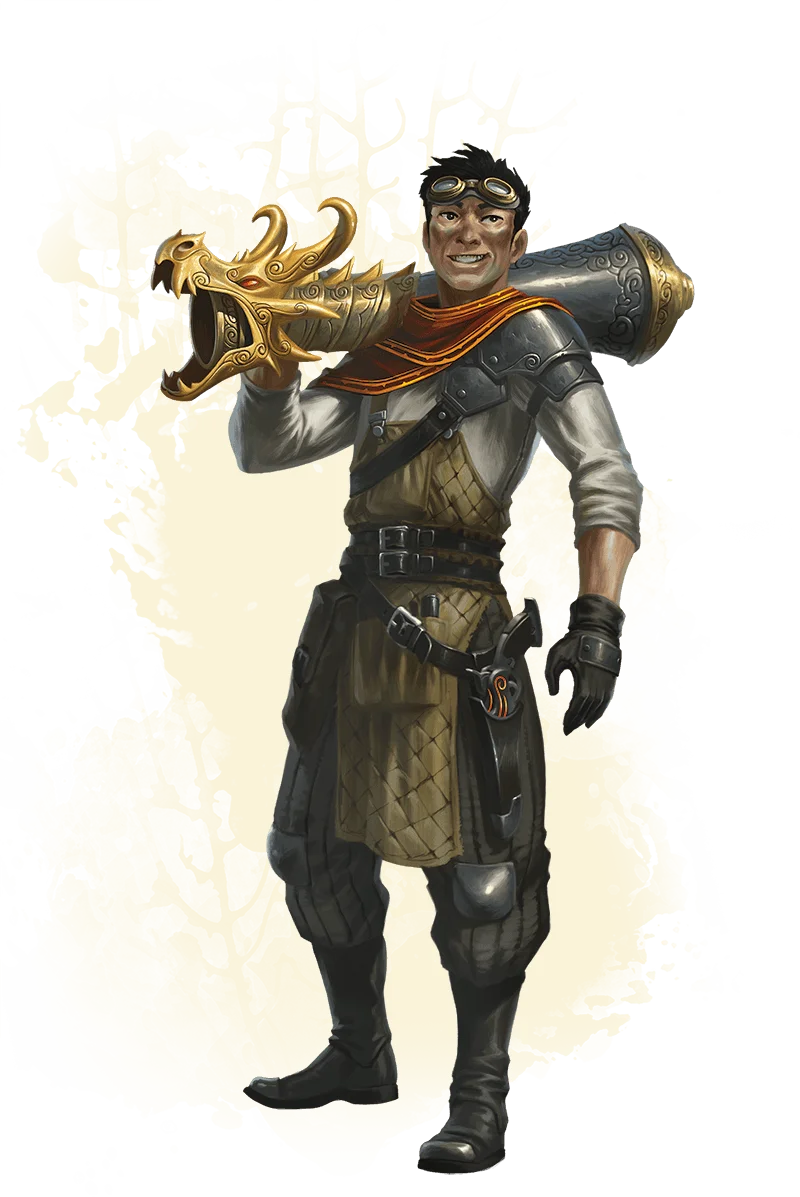 Human Artillerist with Eldritch Cannon