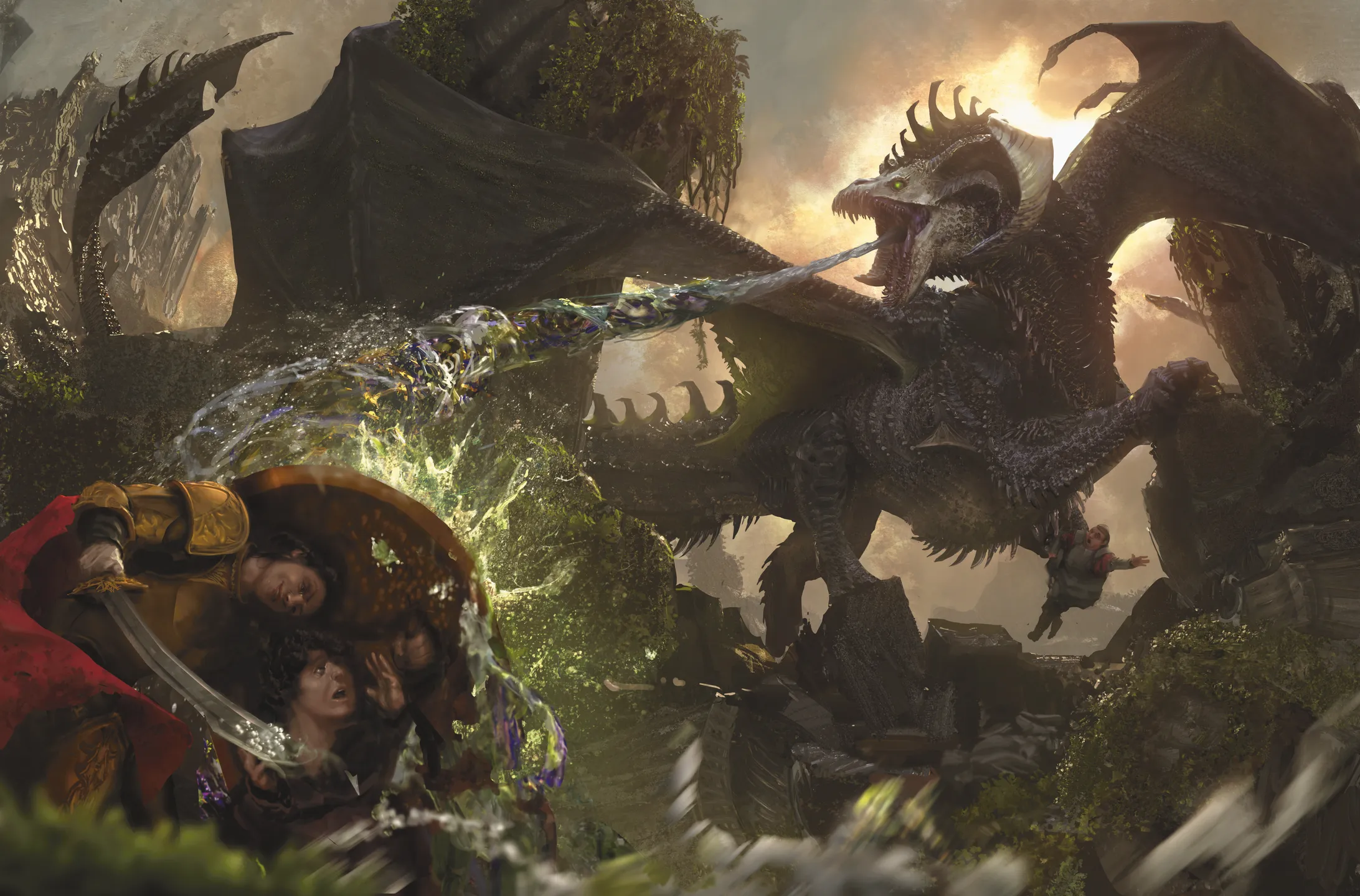 A Fighter stands between a...